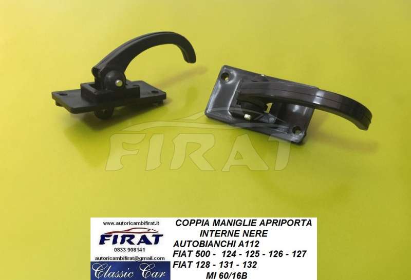 MANIGLIA APRIPORTA INTERNA FIAT 500 126 127 NERA 60/16B